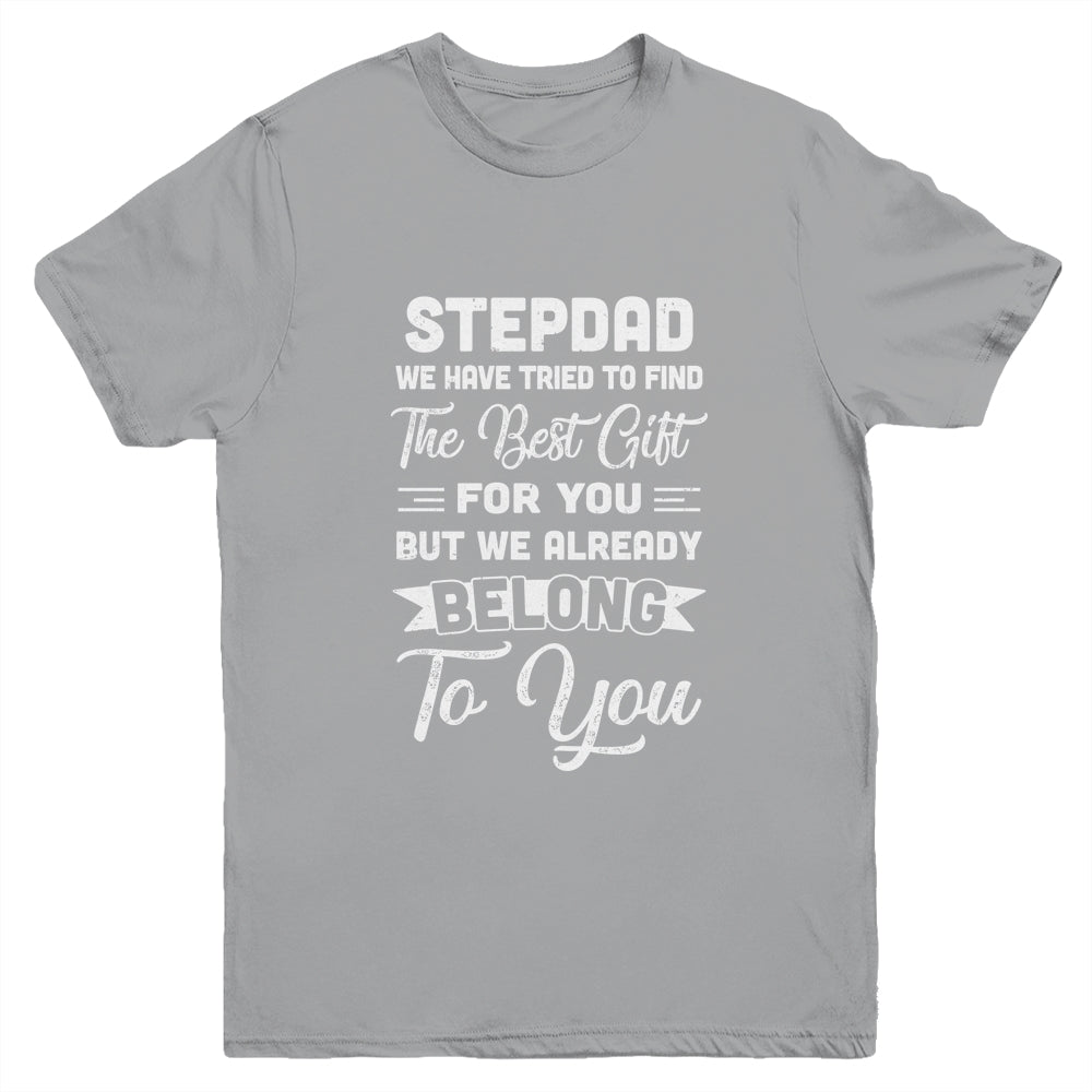 Fathers Day Stepdad From Daughter Son Wife Youth Youth Shirt | Teecentury.com