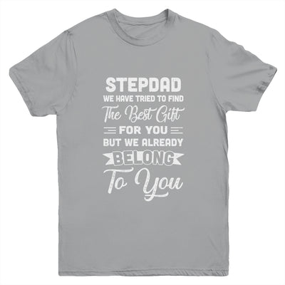 Fathers Day Stepdad From Daughter Son Wife Youth Youth Shirt | Teecentury.com