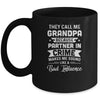 Fathers Day They Call Me Grandpa Because Partner In Crime Mug Coffee Mug | Teecentury.com