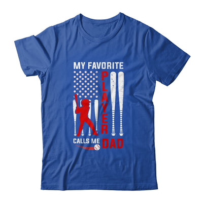 Favorite Tee Ball Player Calls Me Dad USA Flag Father's Day T-Shirt & Hoodie | Teecentury.com