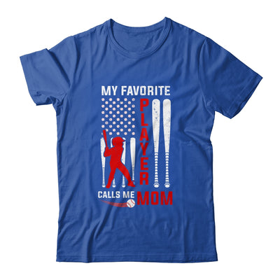 Favorite Tee Ball Player Calls Me Mom USA Flag Mother's Day T-Shirt & Hoodie | Teecentury.com