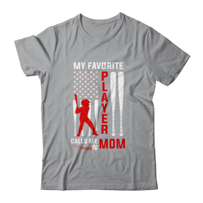 Favorite Tee Ball Player Calls Me Mom USA Flag Mother's Day T-Shirt & Hoodie | Teecentury.com