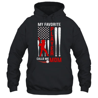 Favorite Tee Ball Player Calls Me Mom USA Flag Mother's Day T-Shirt & Hoodie | Teecentury.com