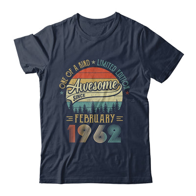 February 1962 Vintage 60 Years Old Retro 60th Birthday T-Shirt & Hoodie | Teecentury.com