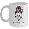 February Girl Woman Face Wink Eyes Lady Face Birthday Gift Mug Coffee Mug | Teecentury.com