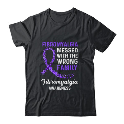 Fibromyalgia Awareness Messed With The Wrong Family Support T-Shirt & Hoodie | Teecentury.com