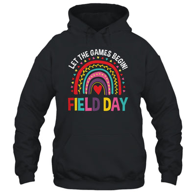 Field Day Let The Games Begin Colors Rainbow Girls Teachers Shirt & Tank Top | teecentury