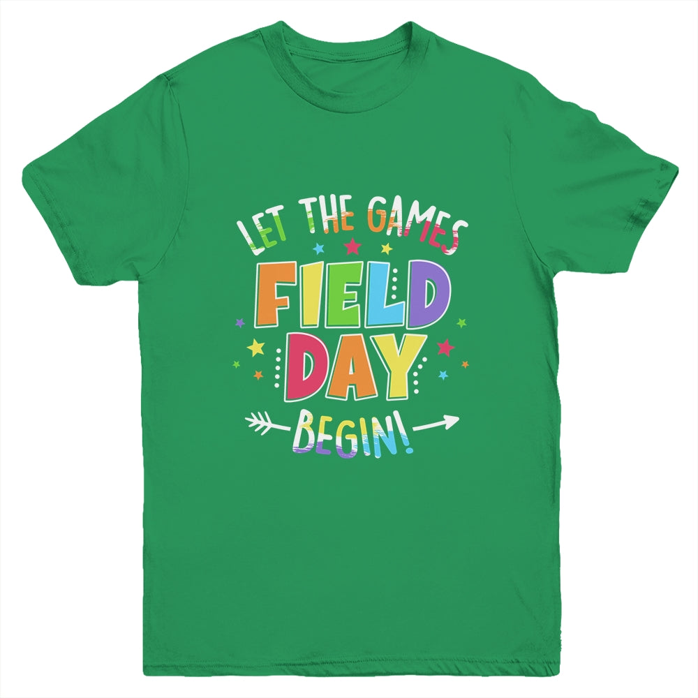 Field Day Let The Games Begin Kids Boys Girls Youth Shirt | teecentury