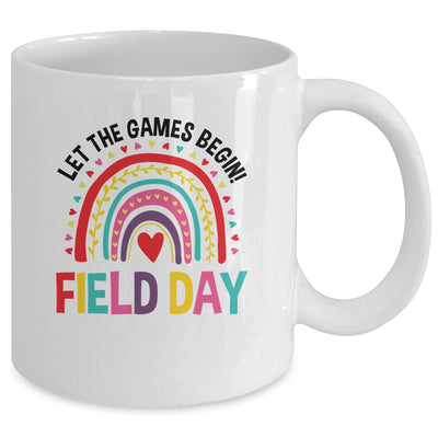 Field Day Let The Games Begin Rainbow Colors Teachers Girls Mug | teecentury