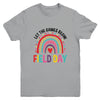 Field Day Let The Games Begin Rainbow Colors Teachers Girls Youth Shirt | teecentury