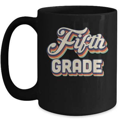Fifth Grade Teacher Retro Vintage 5th Grade Teacher Team Mug Coffee Mug | Teecentury.com