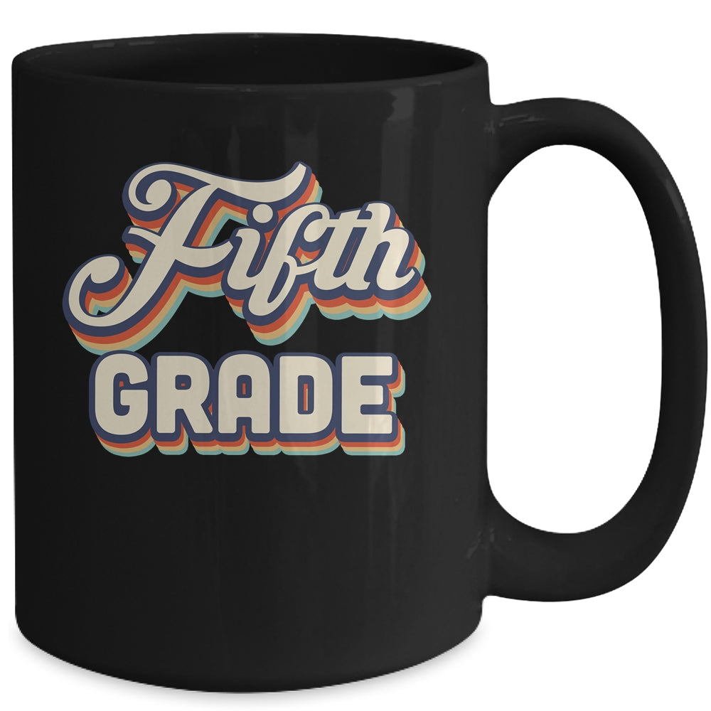 Fifth Grade Teacher Retro Vintage 5th Grade Teacher Team Mug Coffee Mug | Teecentury.com