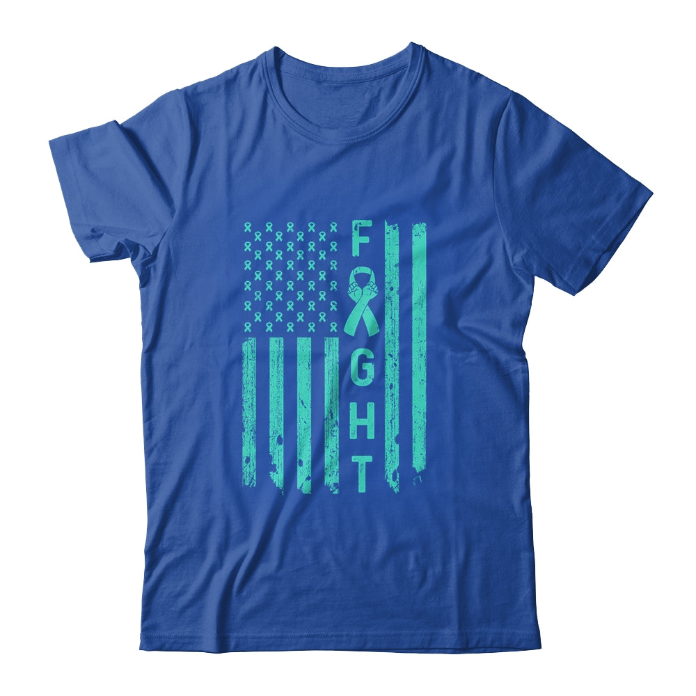 Fight Addiction Recovery Awareness US Flag T-Shirt & Hoodie | Teecentury.com