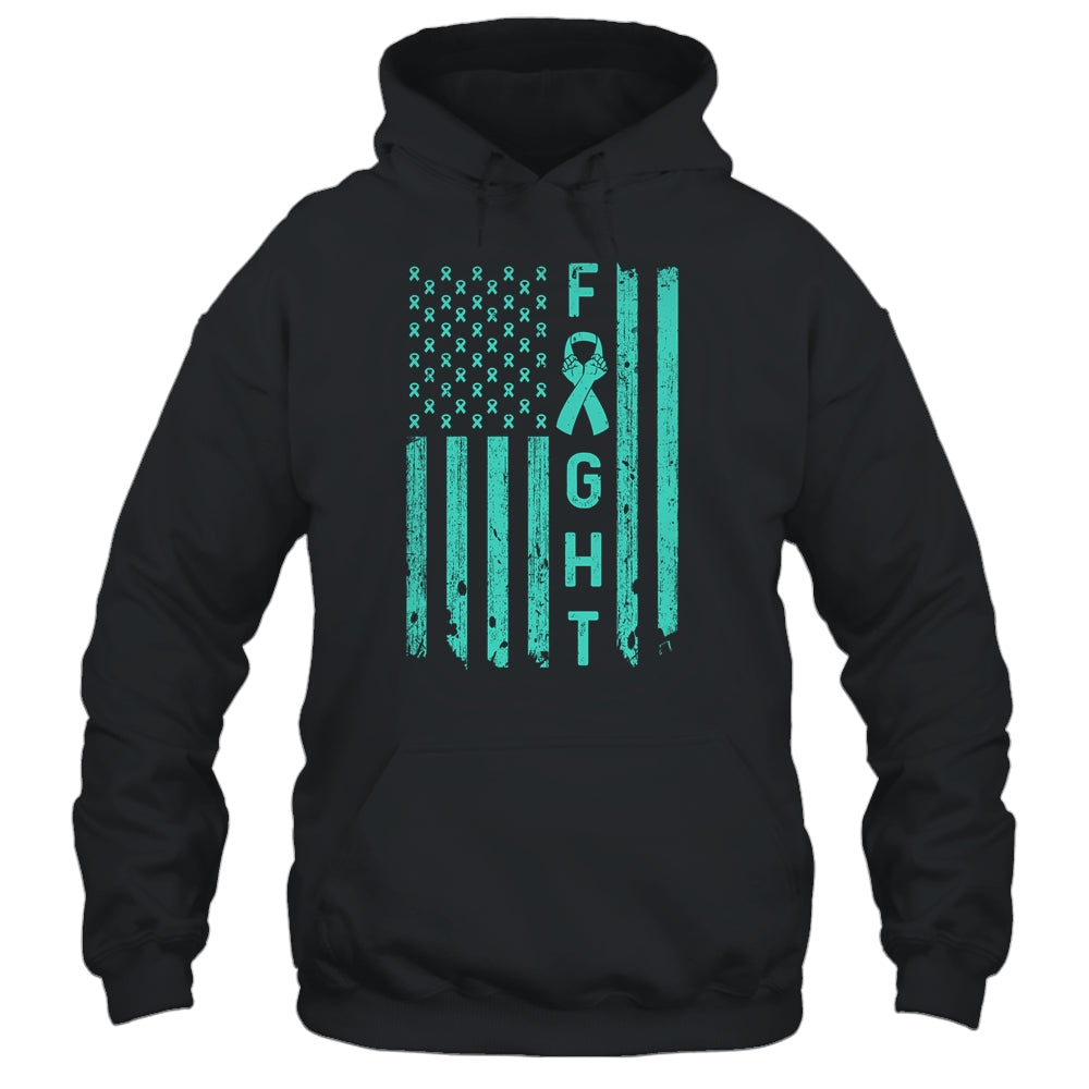 Fight Addiction Recovery Awareness US Flag T-Shirt & Hoodie | Teecentury.com