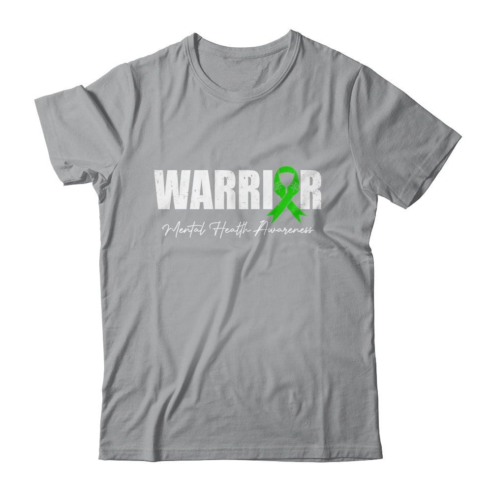 Fight the Stigma Mental Health Awareness Green Warrior Shirt & Hoodie | teecentury