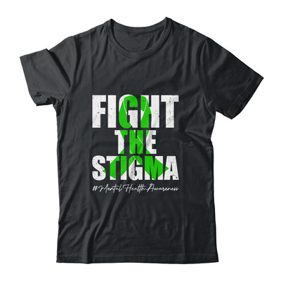 Fight the Stigma Mental Health Awareness Month Green Shirt & Hoodie | teecentury