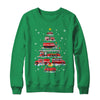 Firefighter Truck Christmas Tree Funny Xmas Shirt & Sweatshirt | teecentury