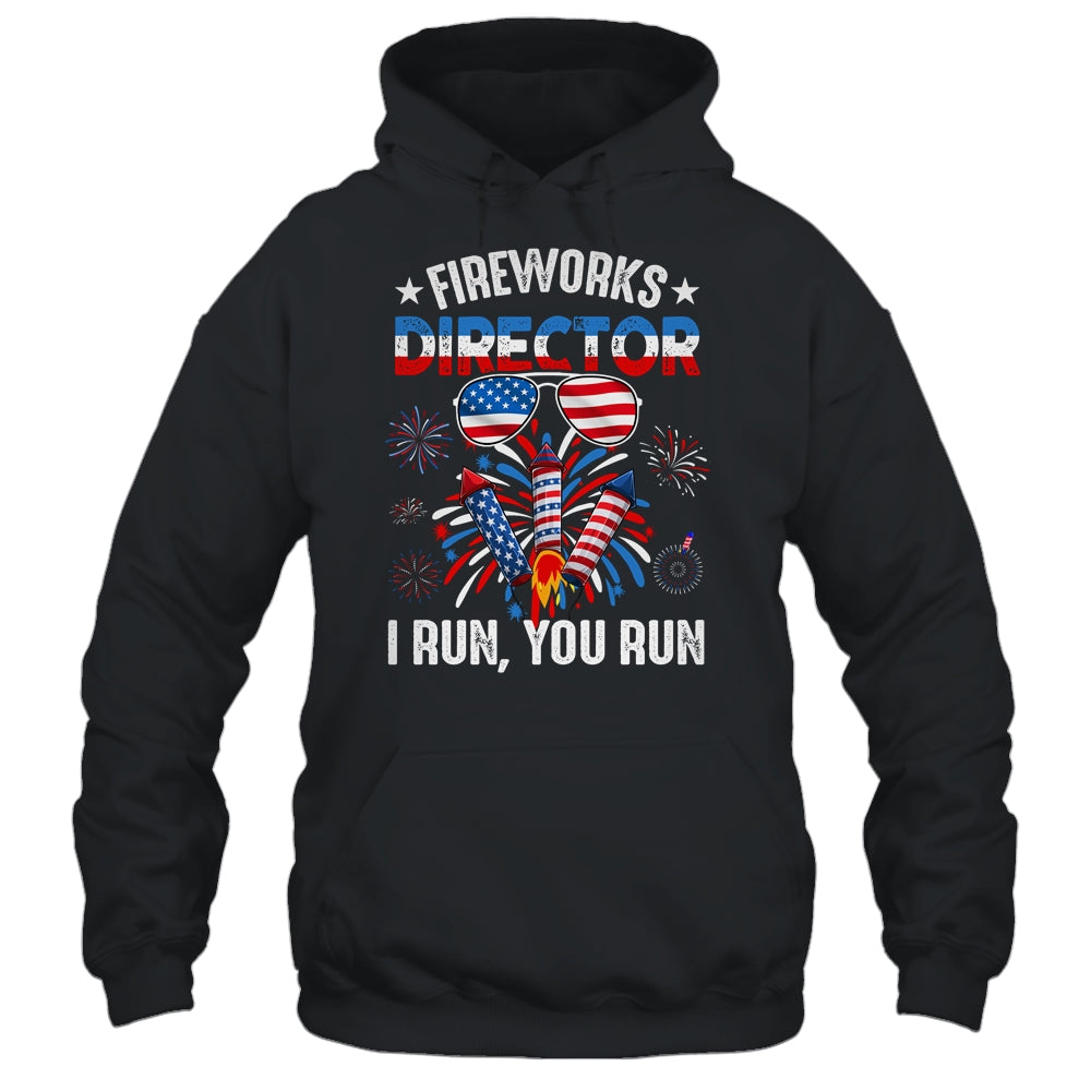 Fireworks Director If I Run You Run Funny 4th Of July Shirt & Tank Top | teecentury
