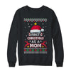 First Christmas As A Mom Funny Christmas Mommy Ugly Sweater T-Shirt & Sweatshirt | Teecentury.com