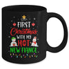 First Christmas With My Hot New Fiance Funny Couple Gift Mug Coffee Mug | Teecentury.com