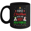 First Christmas With My Hot New Fiancee Funny Couple Gift Mug Coffee Mug | Teecentury.com