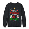 First Christmas With My Hot New Wife Funny Couple Gift T-Shirt & Sweatshirt | Teecentury.com