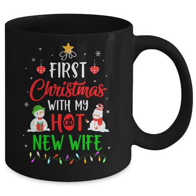 First Christmas With My Hot New Wife Funny Couple Gift Mug Coffee Mug | Teecentury.com