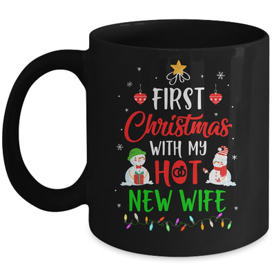 First Christmas With My Hot New Wife Funny Couple Gift Mug Coffee Mug | Teecentury.com