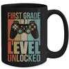 First Day Of 1st Grade Level Unlocked Back To School Kids  Mug | teecentury