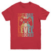 First Day Of 1st Grade Level Unlocked Back To School Kids  Youth Shirt | teecentury