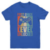 First Day Of 1st Grade Level Unlocked Back To School Kids  Youth Shirt | teecentury