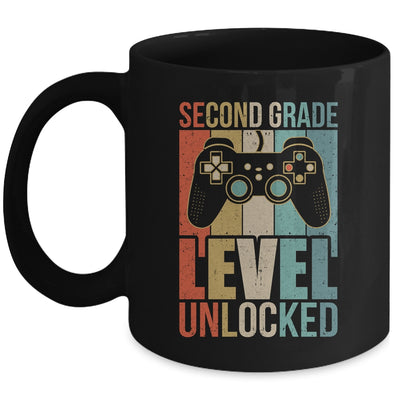 First Day Of 2nd Grade Level Unlocked Back To School Kids  Mug | teecentury