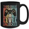 First Day Of 3rd Grade Level Unlocked Back To School Kids  Mug | teecentury