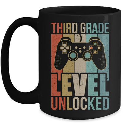 First Day Of 3rd Grade Level Unlocked Back To School Kids  Mug | teecentury