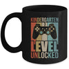 First Day Of Kindergarten Level Unlocked Back To School Kids  Mug | teecentury