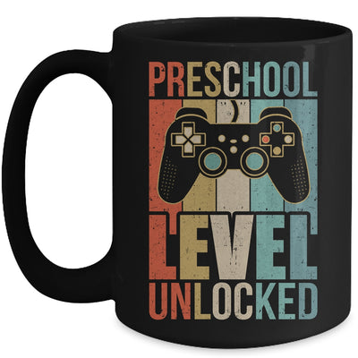 First Day Of Preschool Level Unlocked Back To School Kids  Mug | teecentury