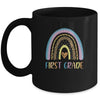 First Grade Rainbow Leopard Girls Teacher Team 1st Grade Mug Coffee Mug | Teecentury.com