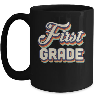 First Grade Teacher Retro Vintage 1st Grade Teacher Team Mug Coffee Mug | Teecentury.com