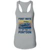 First Mate Pontoon Boat Lover Boating Funny Pontooning T-Shirt & Tank Top | Teecentury.com