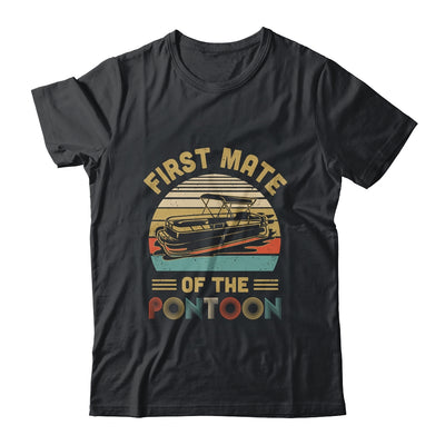 First Mate Pontoon Boat Lover Boating Gift Funny Pontooning T-Shirt & Tank Top | Teecentury.com