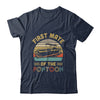 First Mate Pontoon Boat Lover Boating Gift Funny Pontooning T-Shirt & Tank Top | Teecentury.com