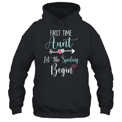 First Time Aunt Let the Spoiling Begin New 1st Time T-Shirt & Tank Top | Teecentury.com