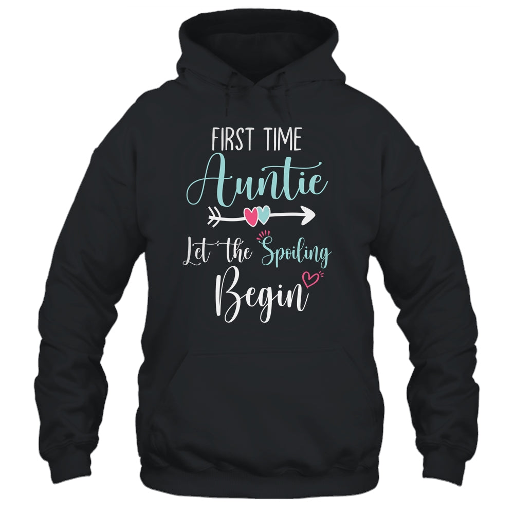 First Time Auntie Let the Spoiling Begin New 1st Time T-Shirt & Tank Top | Teecentury.com