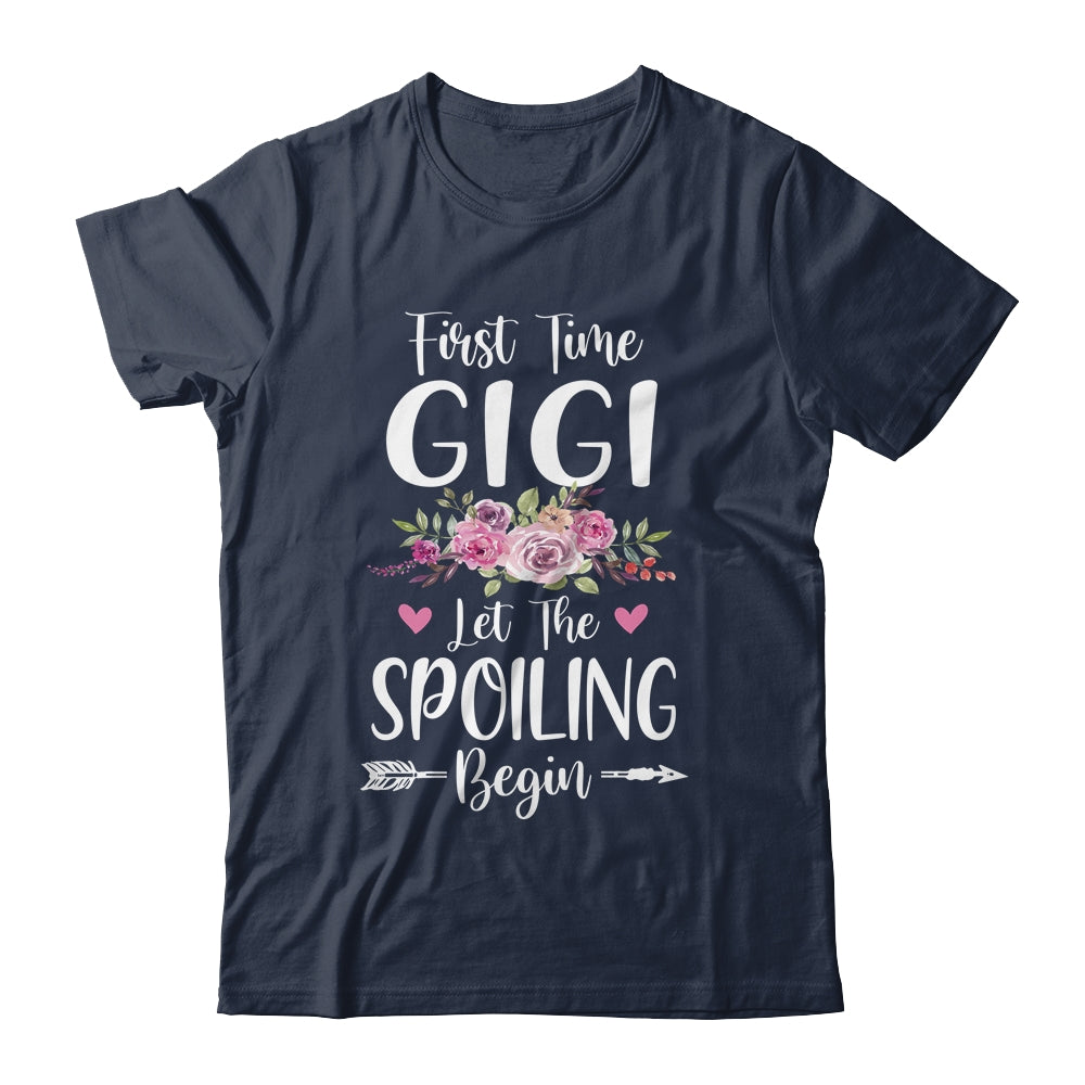 First Time Gigi Let The Spoiling Begin T-Shirt & Tank Top | Teecentury.com