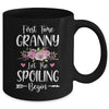 First Time Granny Let The Spoiling Begin Mug Coffee Mug | Teecentury.com