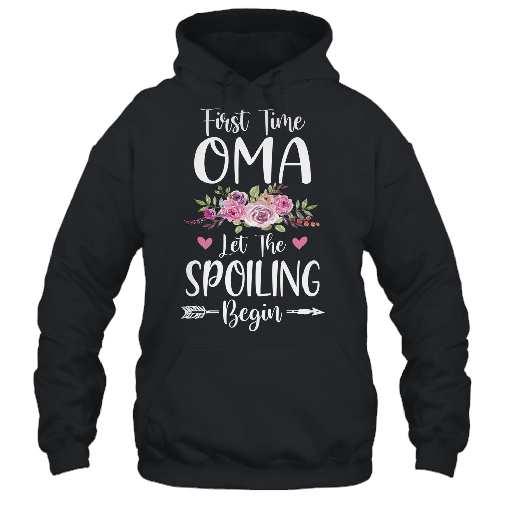 First Time Oma Let The Spoiling Begin T-Shirt & Tank Top | Teecentury.com