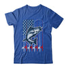 Fishing American Flag Vintage USA Bass Fisherman Shirt & Hoodie | teecentury