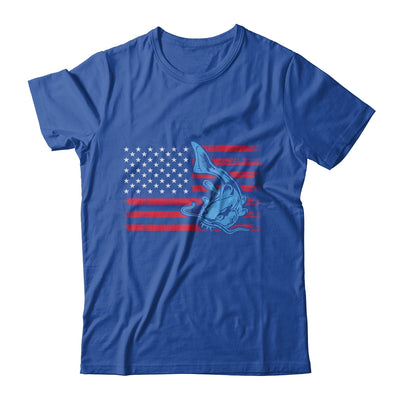 Fishing Catfish Catfishing Fish American Flag T-Shirt & Hoodie | Teecentury.com