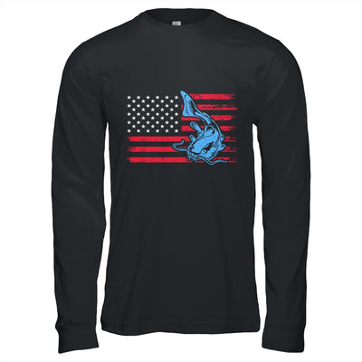 Fishing Catfish Catfishing Fish American Flag T-Shirt & Hoodie | Teecentury.com