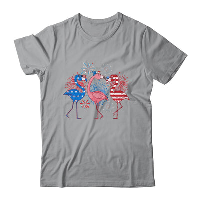 Flamingo 4th Of July American Flag Flamingo Independence Shirt & Tank Top | teecentury